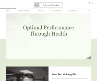 DRBMclaughlin.com(McLaughlin Health & Performance) Screenshot
