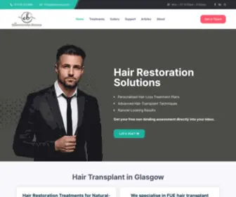 Drbonaros.com(Hair Transplant Glasgow Scotland) Screenshot