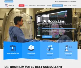 Drboonlim.co.uk(Dr. Boon Lim) Screenshot