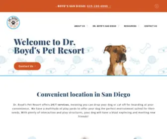 Drboydspetresort.com(Boyd's Pet Resort) Screenshot