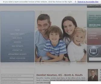 DRbrett.com(Newton, KS Dentist) Screenshot
