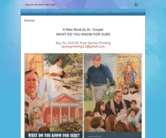 Drbuddycooper.com(Books and Tours with Dr) Screenshot