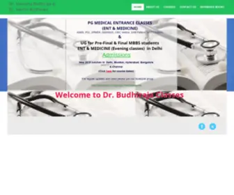 Drbudhirajaclasses.com(Budhiraja Classes) Screenshot