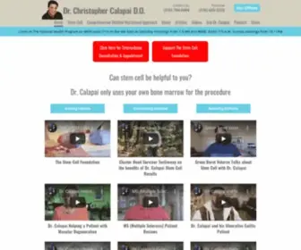 Drcalapai.com(Calapai's Approach to Stem Cell Therapy and more) Screenshot