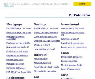 Drcalculator.com(Dr Calculator) Screenshot