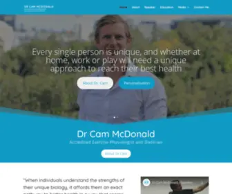 DrcammCDonald.com.au(Dr Cam Mcdonald) Screenshot