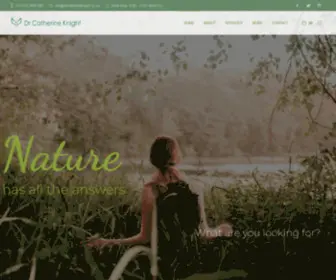 Drcatherineknight.co.za(Natural Medicine Woman) Screenshot