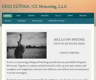 Drcecizuniga.com(CZ Healing Support) Screenshot