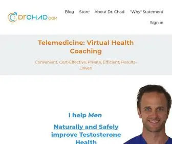 DRchad.com(Customized Low T Coaching) Screenshot