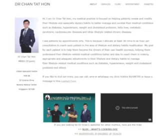 DRchantathon.com(Dr Chan Tat Hon) Screenshot