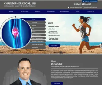 DRChristophercooke.com(Dr. Christopher Cooke) Screenshot