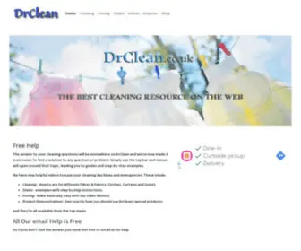 DRclean.co.uk(This site) Screenshot