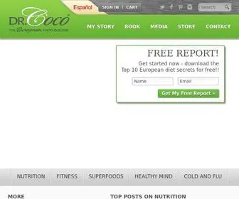 Drcoco.com(The European Food Doctor) Screenshot