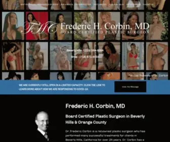 Drcorbin.com(Dr. Frederic Corbin) Screenshot