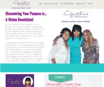 DRCYNthiamickensross.com(Dr. Cynthia Mickens Ross) Screenshot