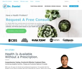 Drdaniel.com(Functional Medicine Doctor) Screenshot