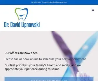 Drdavidlipnowski.com(Dr David Lipnowski Family Dentistry) Screenshot