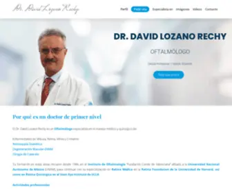 Drdavidlozanorechy.com(Oftalmólogo) Screenshot