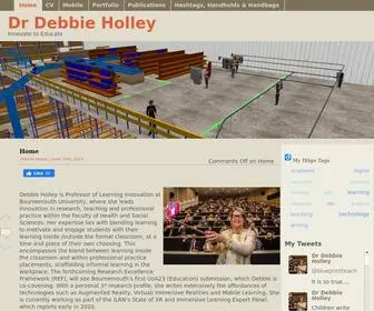 Drdebbieholley.com(Dr Debbie HolleyInnovate to Educate) Screenshot