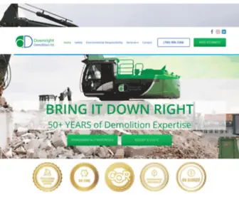 Drdemo.ca(Downright Demolition Ltd) Screenshot