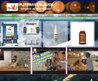 Drdermanetil.com(ETİL ALKOL) Screenshot