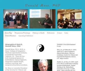 Drdonaldmoss.net(Home Page) Screenshot