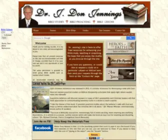 Drdonjennings.com(Dr J Don Jennings) Screenshot