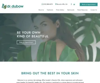 Drdubow.com(Dermatologist Los Angeles) Screenshot