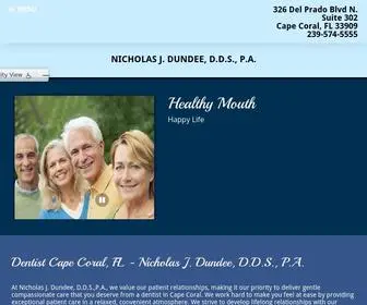 Drdundee.com(Cape Coral) Screenshot