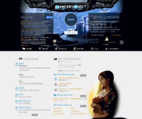Dreadcast.eu(Le jeu de role en ligne futuriste gratuit et sans téléchargement) Screenshot