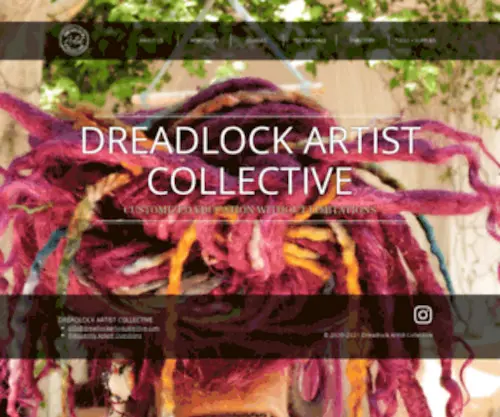 Dreadlockeducation.com(The Dreadlock Artist Collective) Screenshot