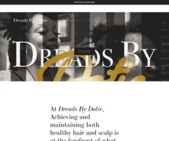 Dreadsbydotie.com(My Site) Screenshot