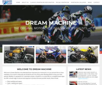 Dream-Machine.co.uk(Dream Machine The Original Motorcycle Paintwork Specialists) Screenshot