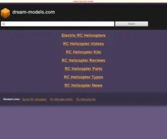 Dream-Models.com(RC Electric Helicopters) Screenshot