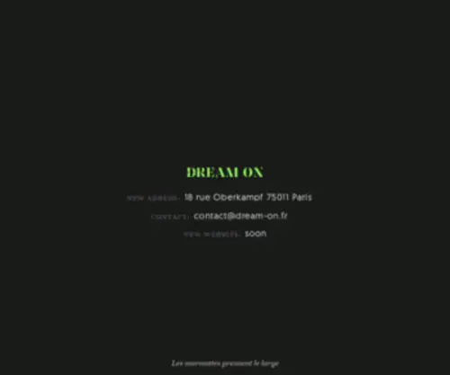 Dream-ON.fr(Dream On) Screenshot