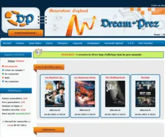 Dream-Prez.com(Générateur de presentation d'upload) Screenshot
