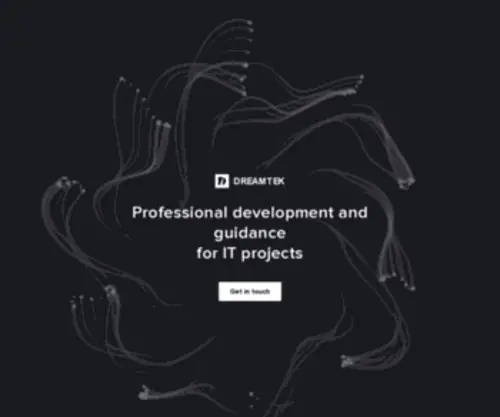 Dream-Tek.io(Professional development for IT projects) Screenshot
