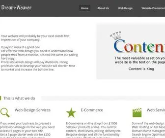 Dream-Weaver.com(Web Design and development in the UK) Screenshot