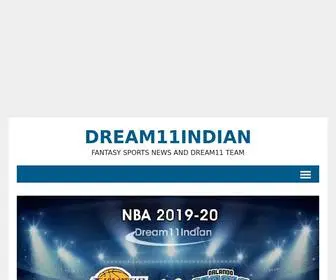 Dream11Indian.com(Fantasy Sports News and Dream11 team) Screenshot