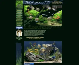 Dreamaquarium.com(Dream Aquarium) Screenshot