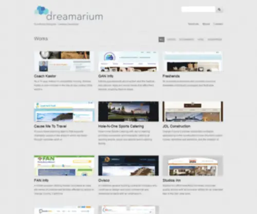 Dreamarium.com(A web design and development company built on honest hard work. Our passion) Screenshot