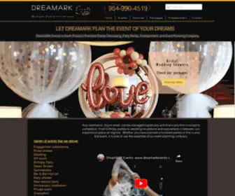 Dreamarkevents.com(Theme Party Decorations) Screenshot