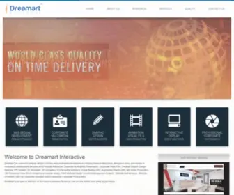 Dreamartinteractive.com(Corporate Web Design) Screenshot