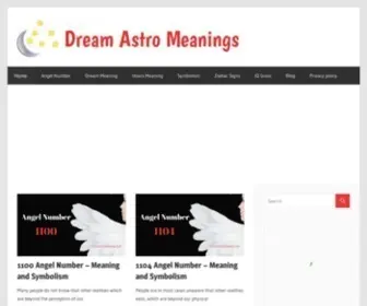 Dreamastromeanings.com(Dream Astro Meanings) Screenshot