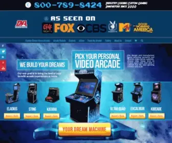 Dreamauthentics.com(Defining the Personal Video Arcade Since 2000) Screenshot