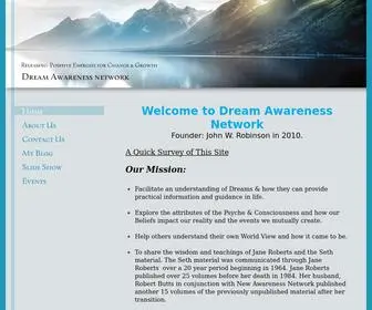 Dreamawarenessnetwork.org(Dream Awareness Network) Screenshot