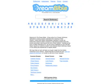 Dreambible.com(Dream Bible) Screenshot