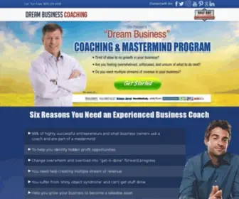 Dreambizcoaching.com(Dream Business Coaching and Mastermind Program) Screenshot
