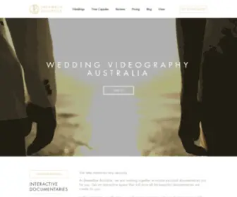 Dreamboxaustralia.com.au(Interactive Wedding Videography) Screenshot