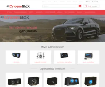 Dreamboxautohifi.hu(Dreamboxautohifi) Screenshot